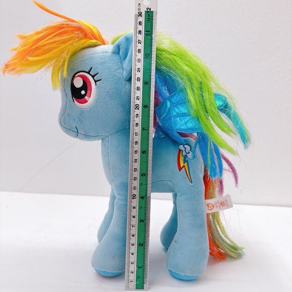 My Little Pony 12" Rainbow Dash 2017 Hasbro Little Pony Plush MLP Multi-color - Picture 8 of 8